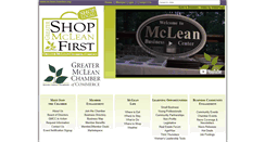 Desktop Screenshot of mcleanchamber.org